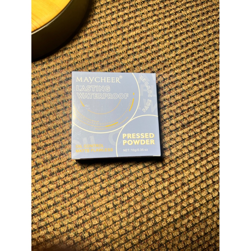 MAYCHEER Lasting Waterproof Pressed Face Powder Oil Control Matte‎ Flawless 10g